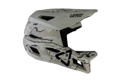 Шлем фулфейс Leatt MTB Gravity 4.0 / Серо-зеленый