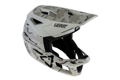 Шлем фулфейс Leatt MTB Gravity 4.0 / Серо-зеленый