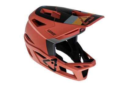 Шлем фулфейс Leatt MTB Gravity 4.0 / Красно-коричневый