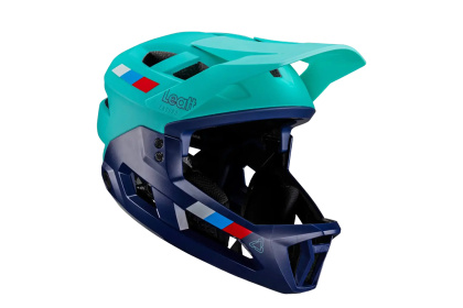Шлем фулфейс подростковый Leatt MTB Enduro 2.0 Junior (2025) / Сине-голубой