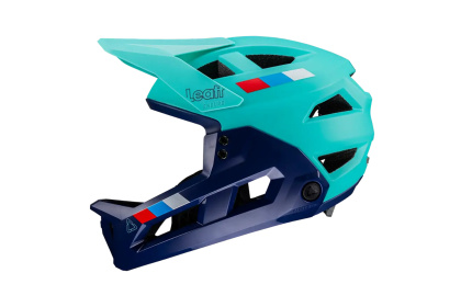 Шлем фулфейс подростковый Leatt MTB Enduro 2.0 Junior (2025) / Сине-голубой
