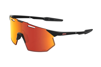 Очки 100% Hypercraft SQ / Soft Tact Black HiPER Red Multilayer Mirror