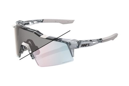 Очки 100% Speedcraft SL / Polished Translucent Grey Rose Gold Photochromic Mirror