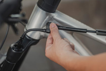 Насос велосипедный для вилки Topeak Nano Shock, высокого давления