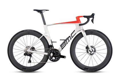 Велосипед шоссейный BMC Teammachine R 01 Two (2025) / Красно-серебристый