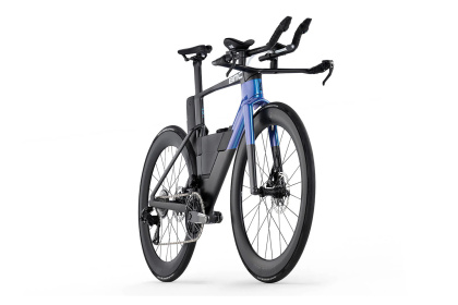 Велосипед для триатлона BMC Speedmachine 01 Two (2025) / Черно-голубой