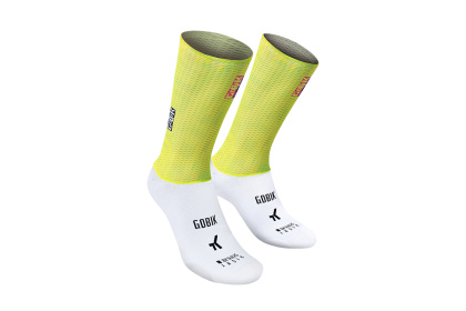 Носки Gobik Vortex 2.0 / Бело-зеленые