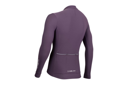 Велоджерси Nalini New Soft Wrap, длинный рукав / Серо-фиолетовая