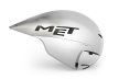 Шлем для триатлона MET Drone Wide Body II / Белый металлик