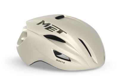 Шлем MET Manta MIPS / Бело-золотистый