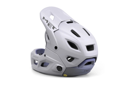 Шлем фулфейс MET Parachute MCR / Серо-лиловый