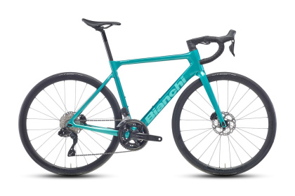 Велосипед шоссейный Bianchi Sprint 105 Di2 12SP / Голубой металлик