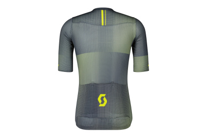 Велоджерси Scott RC Ultimate SL, короткий рукав / Желто-серая