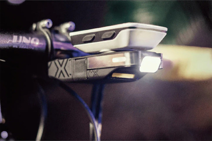 Велофонарь передний Moon MX: HM, с креплением для велокомпьютера