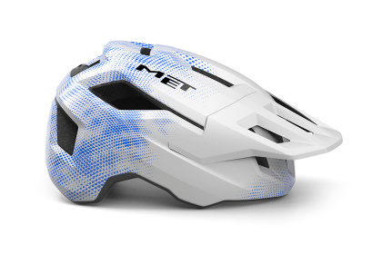 Шлем подростковый MET Shelter Youth MIPS / Бело-голубой
