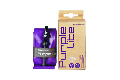Велокамера Panaracer Purple Lite, 28 дюймов, Presta 65 мм / Ширина 32-47с