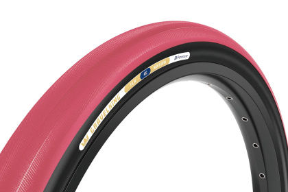Велопокрышка Panaracer Gravelking Slick, 28 дюймов / Черно-розовая