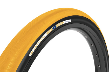 Велопокрышка Panaracer Gravelking Slick, 28 дюймов / Черно-оранжевая