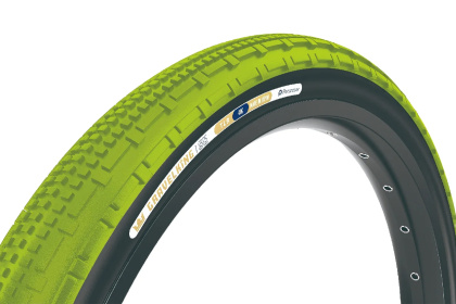 Велопокрышка Panaracer Gravelking SK, 28 дюймов / Черно-зеленая