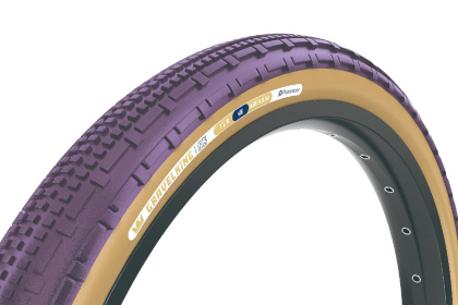 Велопокрышка Panaracer Gravelking SK, 28 дюймов / Коричнево-фиолетовая