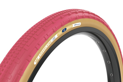 Велопокрышка Panaracer Gravelking SK, 28 дюймов / Коричнево-розовая