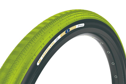 Велопокрышка Panaracer Gravelking SS, 28 дюймов / Черно-зеленая