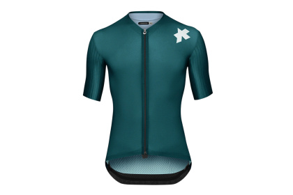 Велоджерси Assos Equipe RS S11, короткий рукав / Сине-зеленая
