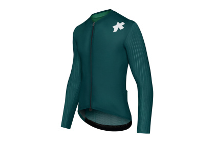 Велоджерси Assos Equipe RS S11, длинный рукав / Сине-зеленая