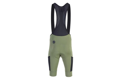 Велотрусы Nalini New Gravel, с лямками / Зеленые