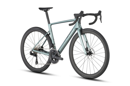 Велосипед шоссейный Scott Addict RC 30 (2026) / Серо-зеленый