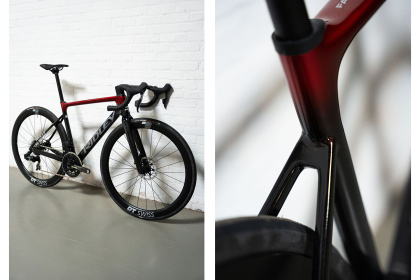 Велосипед шоссейный Ridley Falcn 105 (2025) / Красно-черный глянцевый