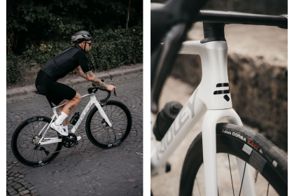 Велосипед шоссейный Ridley Falcn 105 Di2 / Белый глянцевый