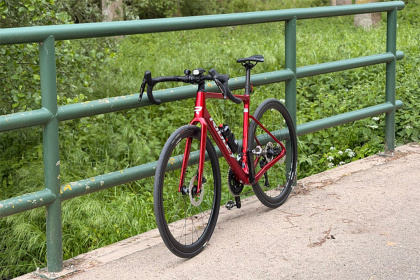 Велосипед гравийный Ridley Grifn Gravel Ultegra Di2 / Красный глянцевый