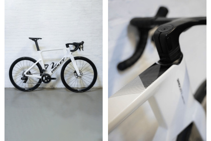 Велосипед шоссейный Ridley Noah 3.0 105 DI2 2x12 / Белый глянцевый