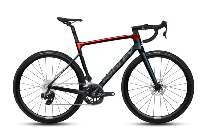 Велосипед шоссейный Ridley Falcn Rival AXS / Красно-черный глянцевый