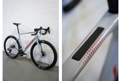 Велосипед шоссейный Ridley Grifn Road 105 Di2 2x12 / Серый глянцевый