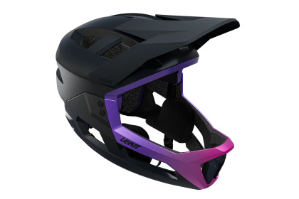 Шлем фулфейс Leatt MTB Enduro 3.0 / Серо-фиолетовый