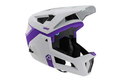 Шлем фулфейс Leatt MTB Enduro 4.0 / Серо-фиолетовый