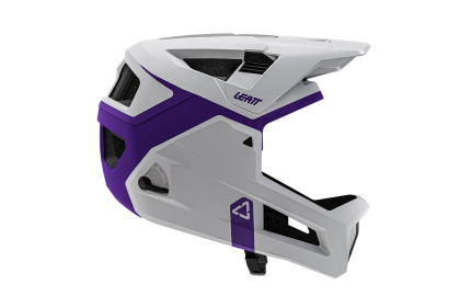 Шлем фулфейс Leatt MTB Enduro 4.0 / Серо-фиолетовый