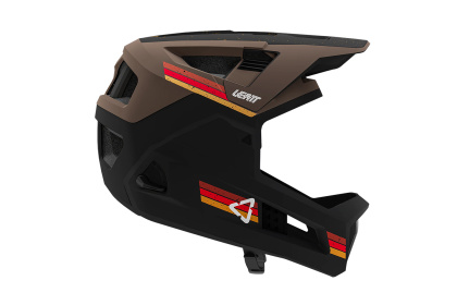Шлем фулфейс Leatt MTB Enduro 4.0 / Черно-коричневый