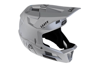 Шлем фулфейс Leatt MTB Gravity 2.0 / Серебристо-серый