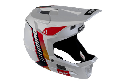Шлем фулфейс Leatt MTB Gravity 2.0 / Бело-красный