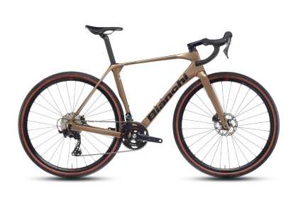 Велосипед гравийный Bianchi Impulso Comp GRX610 2х12SP / Золотистый