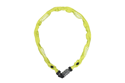 Замок велосипедный цепь Abus 1200/60 Web, кодовый, длина 60 см / Желто-зеленый