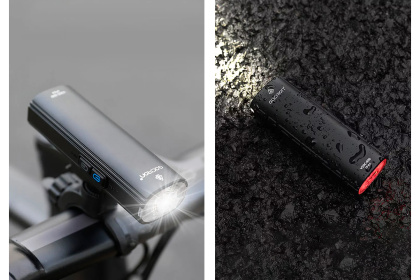 Велофара Gaciron V20C-600, передняя и задняя