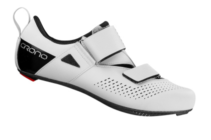Велотуфли для триатлона Crono CT1 Carbon / Черно-белые