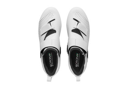 Велотуфли для триатлона Crono CT1 Carbon / Черно-белые