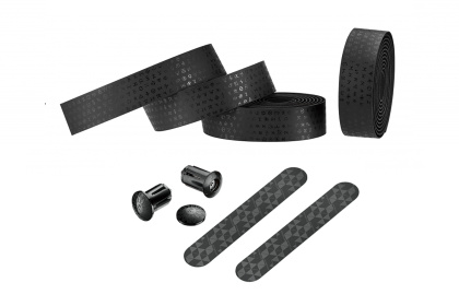 Обмотка руля Ciclovation Advanced Leather Touch Minimalism / Черная (Hieroglyphic Black)
