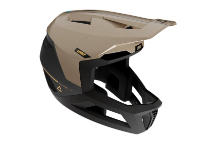 Шлем фулфейс Leatt MTB Gravity 5.0 / Черно-коричневый