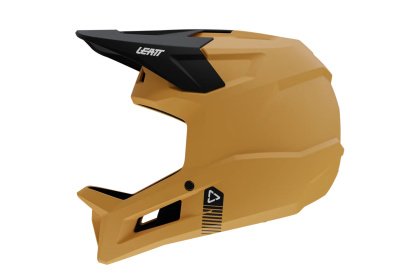 Шлем фулфейс подростковый Leatt MTB Gravity 1.0 Junior / Светло-коричневый